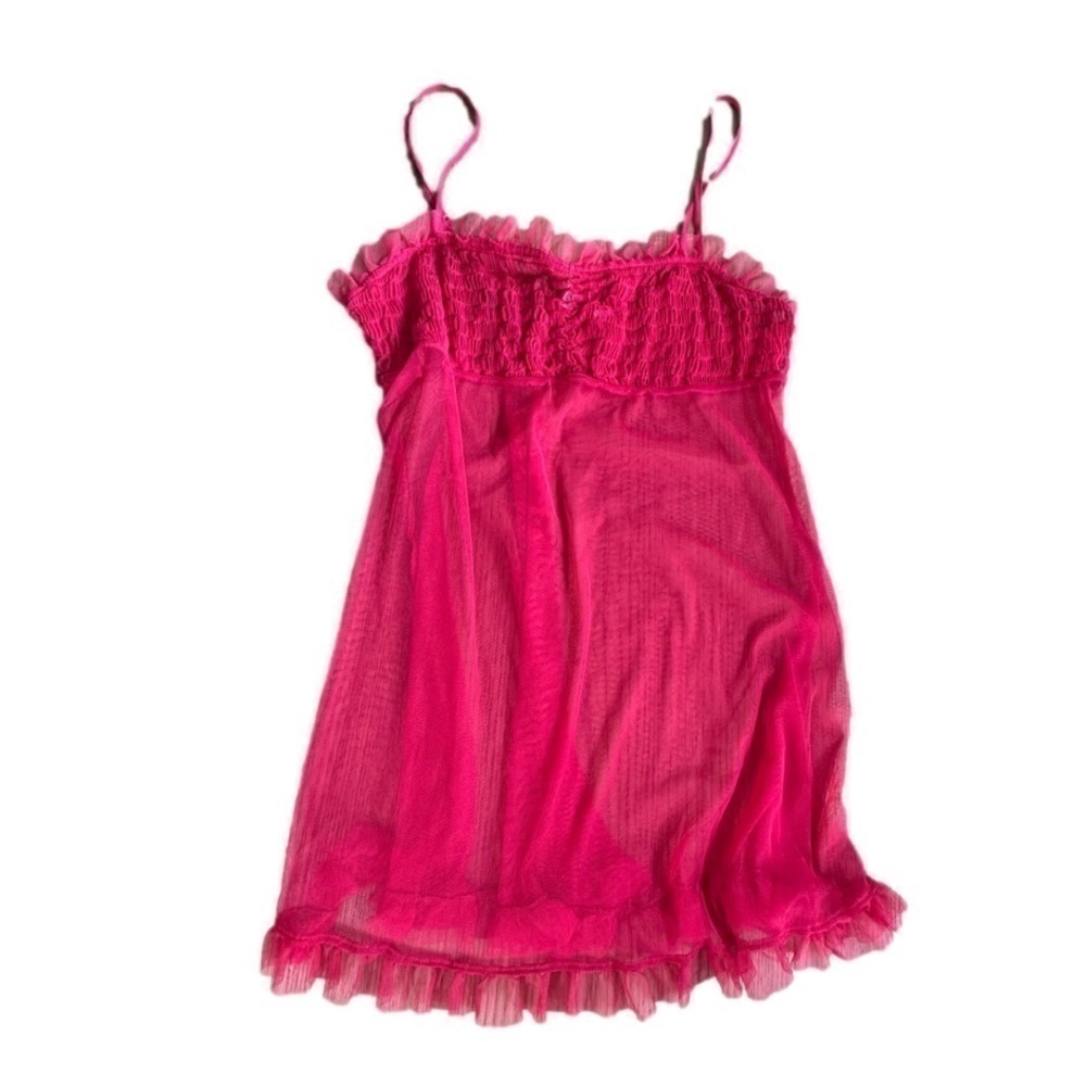 Victoria’s Secret Sexy Lingerie See Through Red Lingerie size L